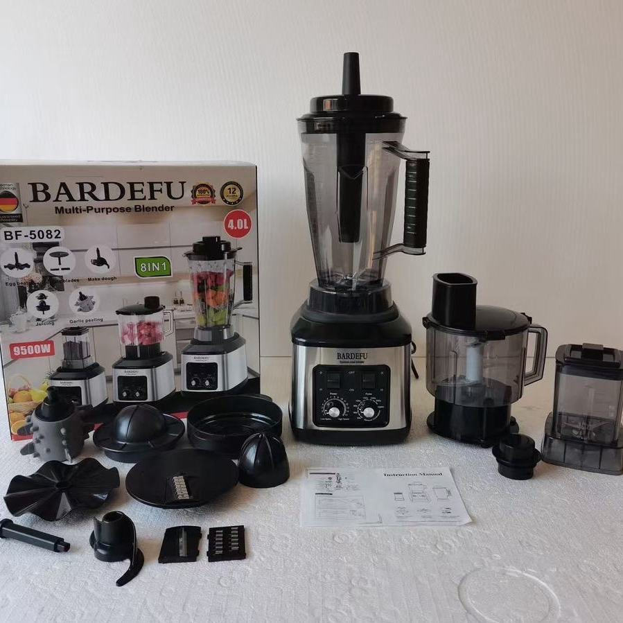 🔥 bardefu 8-in-1 multi-purpose blender – blend, grind, juice & more! 🔥