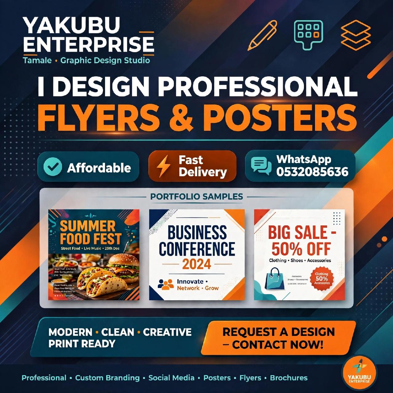Professional flyer design