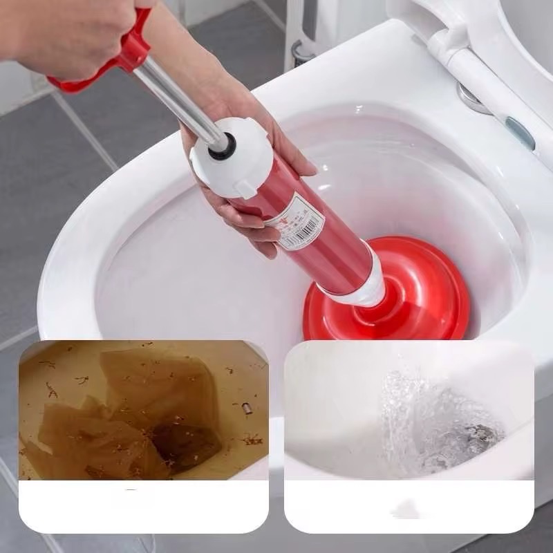 Vacuum toilet and sink plunger