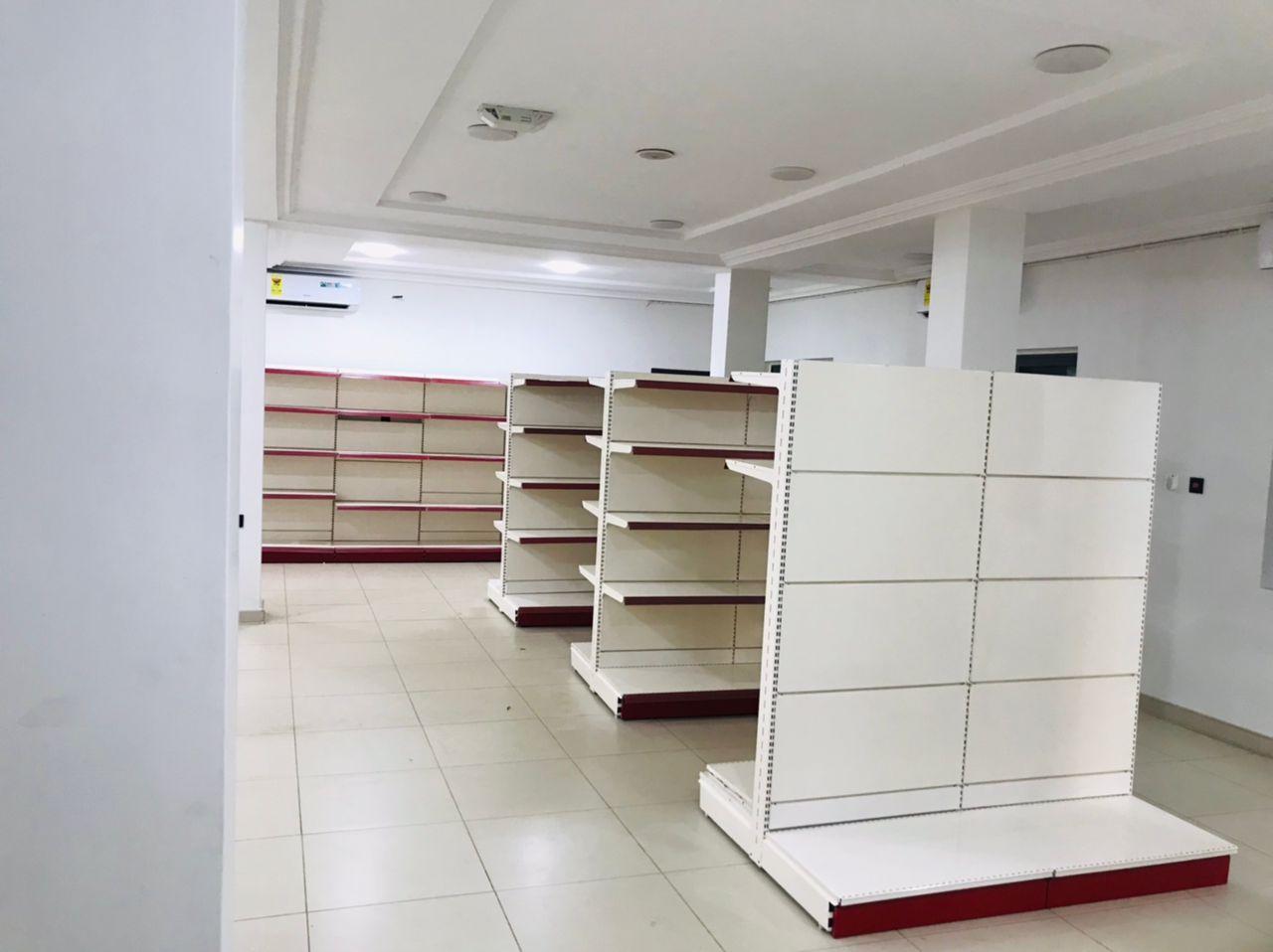 Front and back shelves