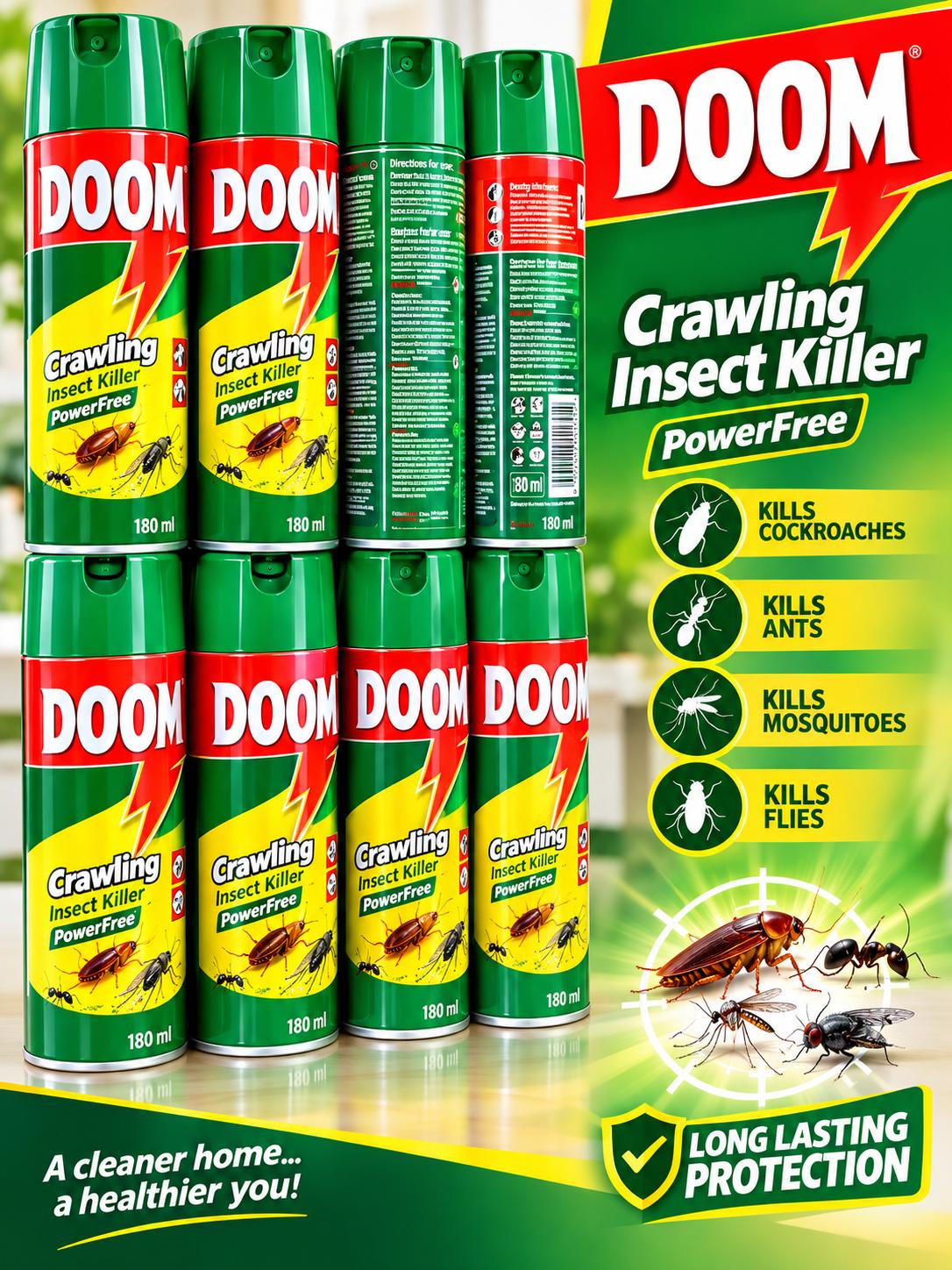 Doom multi-insecticide spray