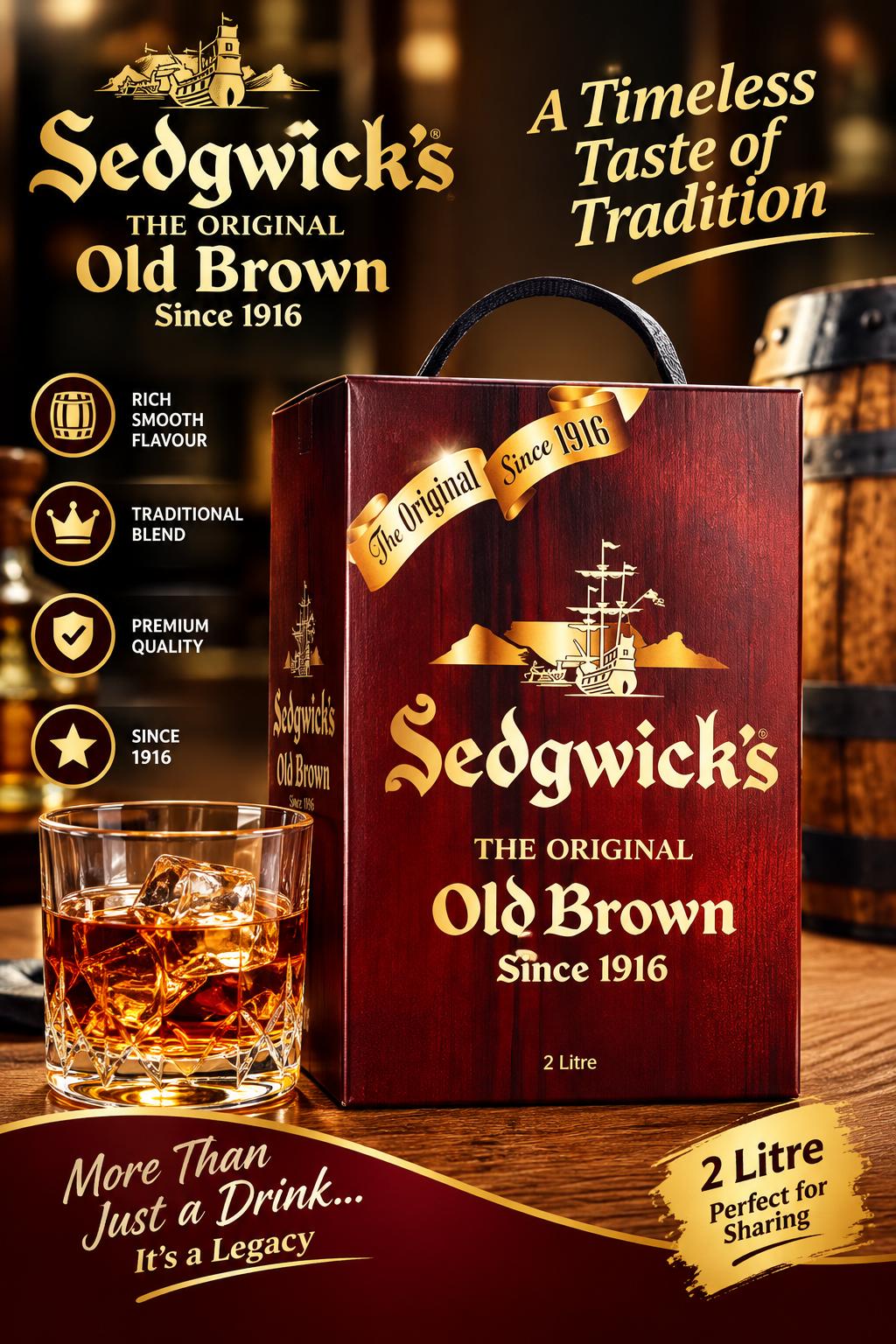 Sedgwick's old brown since 1916 2litre