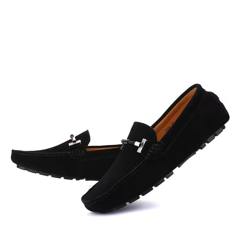 Men's casual shoes soft loafers moccasins slip on driving handmade flats shoes