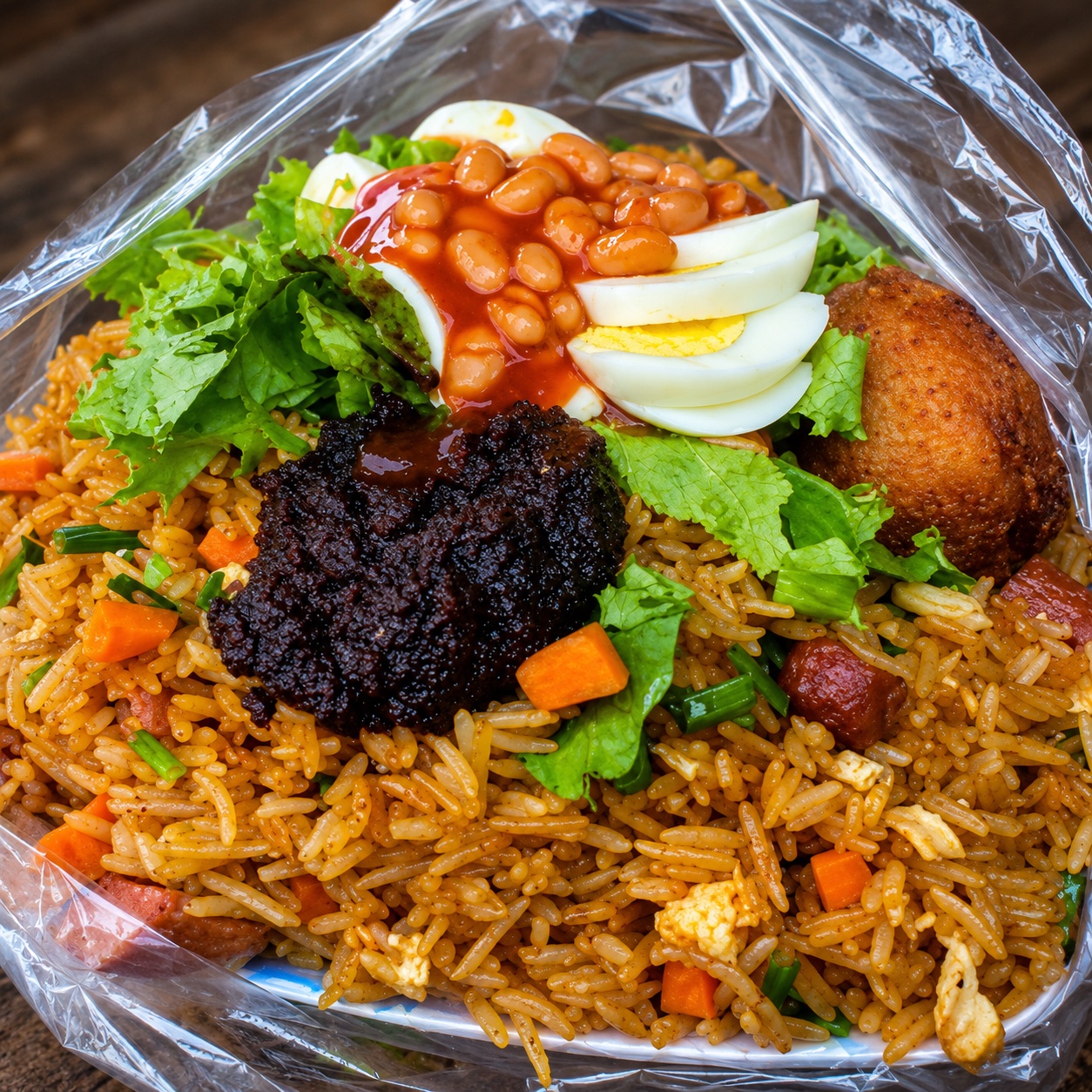 Check check fried rice
