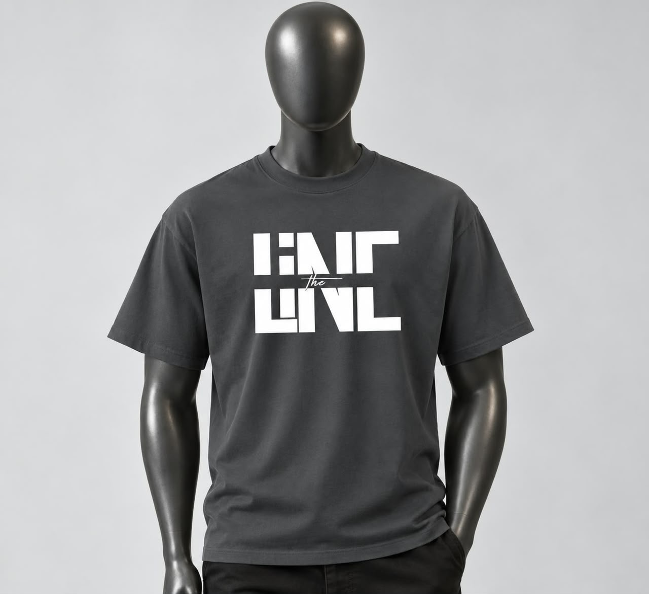 The line(blackish ash)