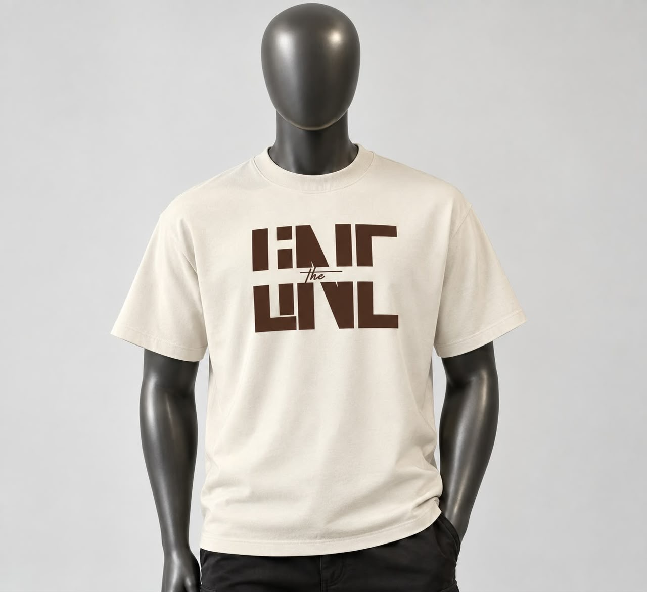 Coffee line in cream