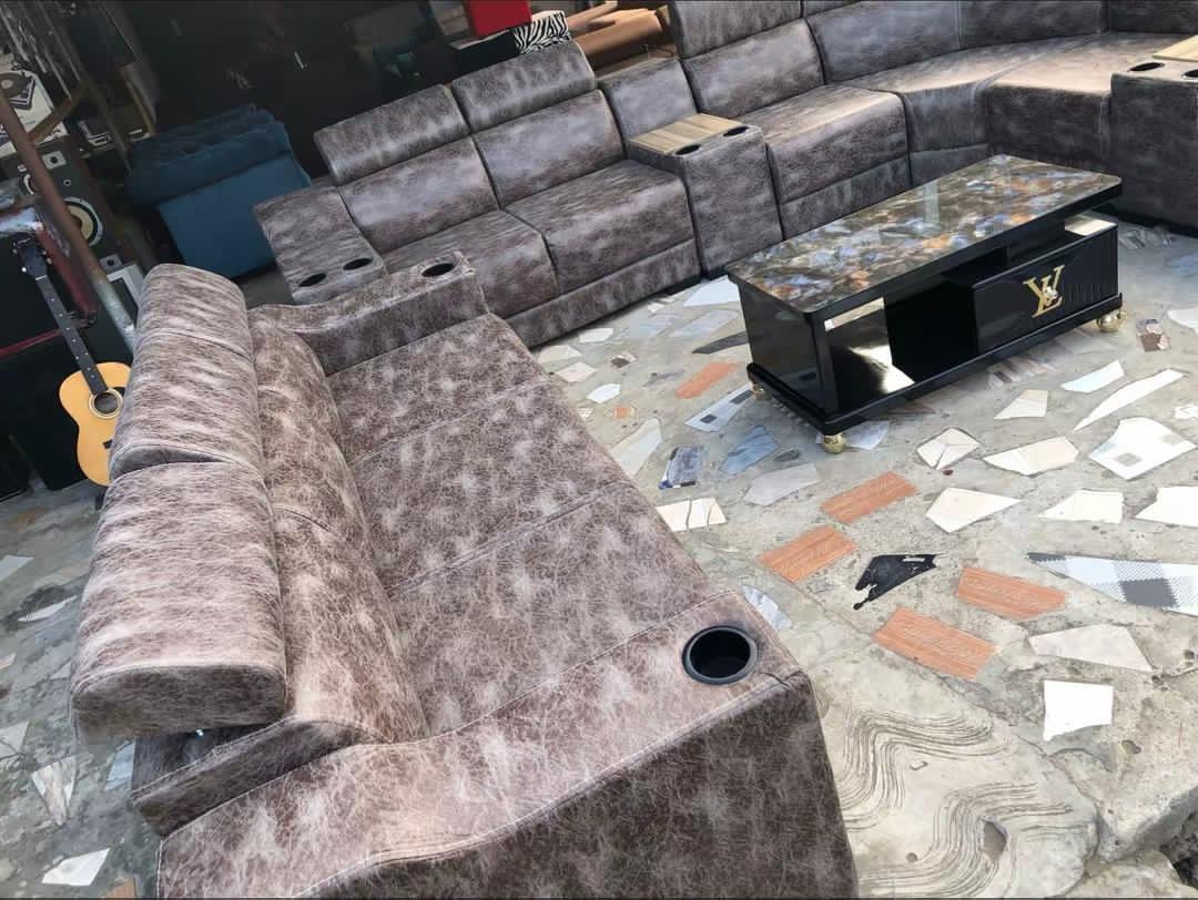 Round big sofa