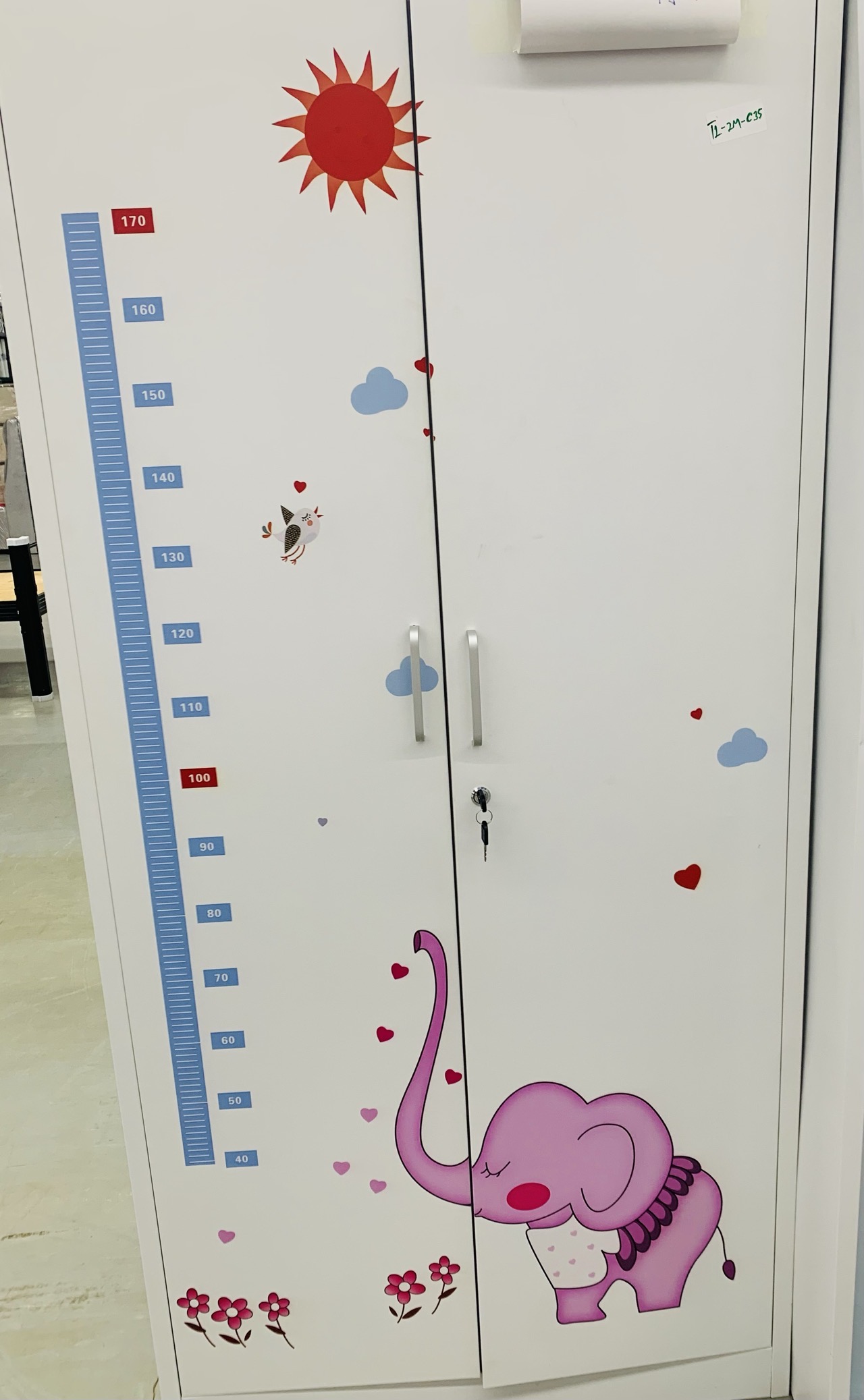 Children metal wardrobe