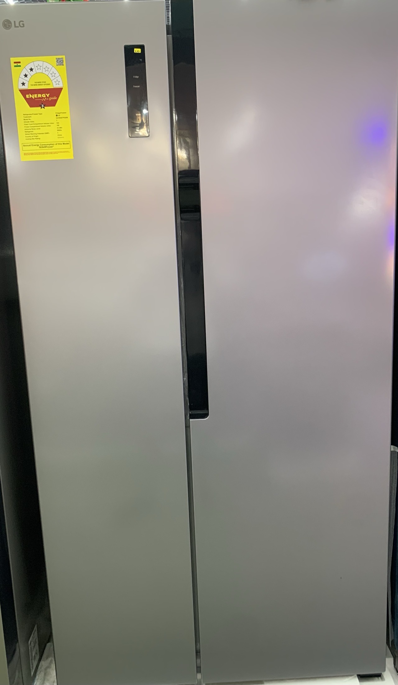 Lg double door fridge