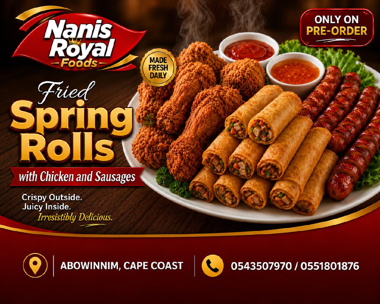 Fried spring rolls