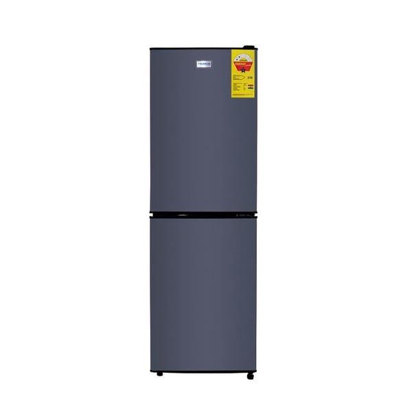 🛍️ *nasd2-20fl double door fridge bottom freezer - 158 litre silver*