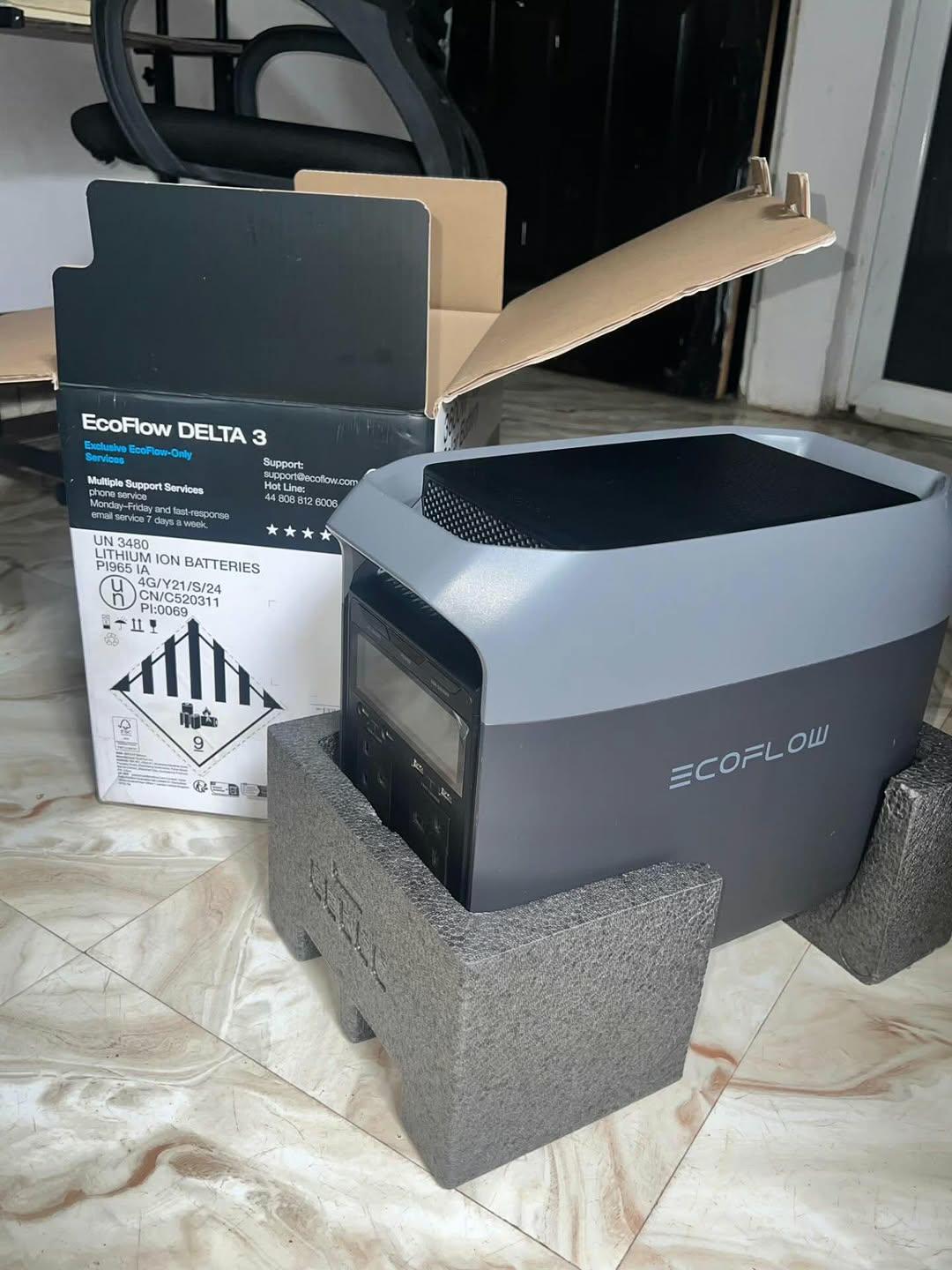 Ecoflow delta 3 solar battery