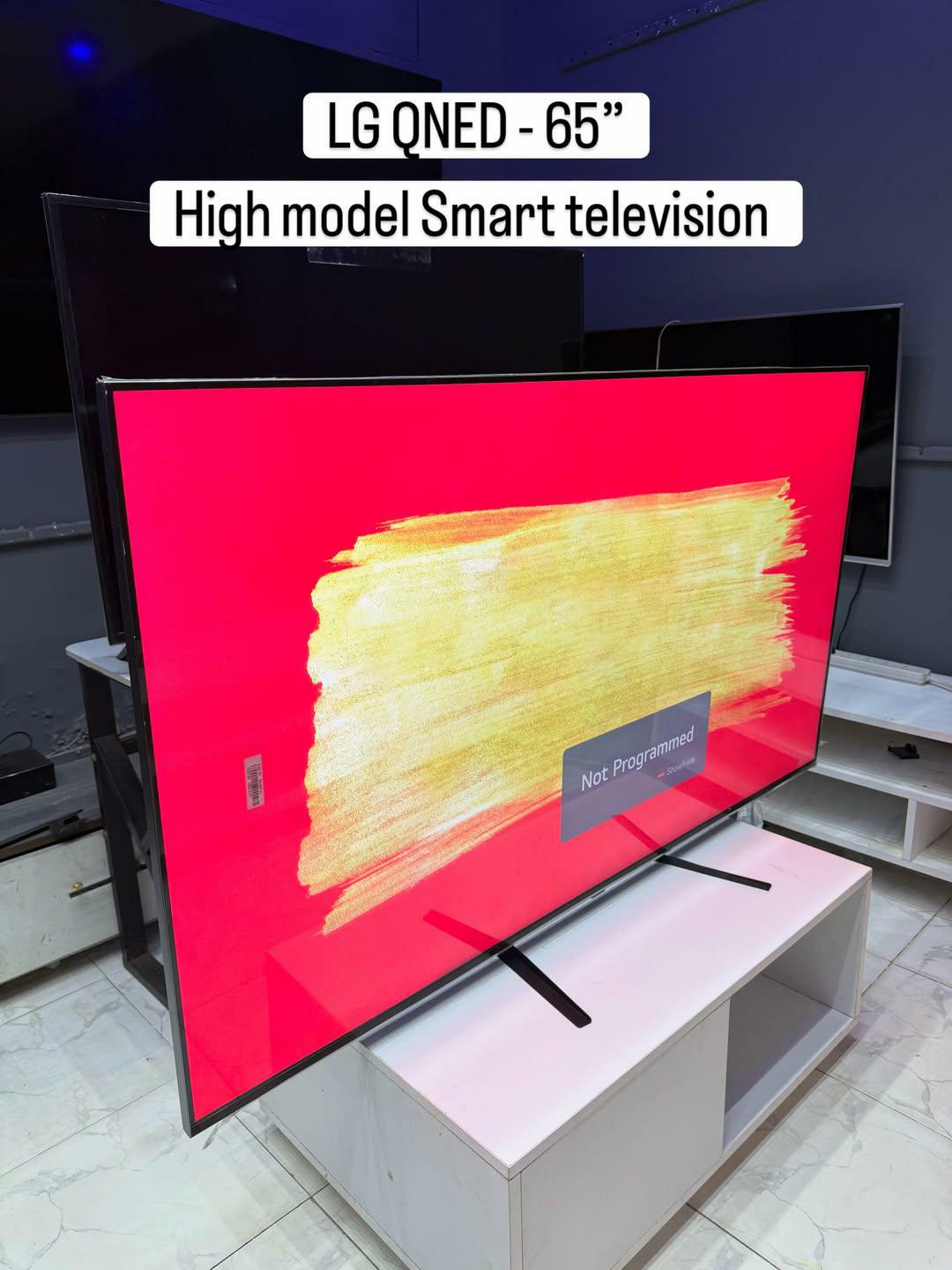 Lg qned 65” high model smart television 4k resolution