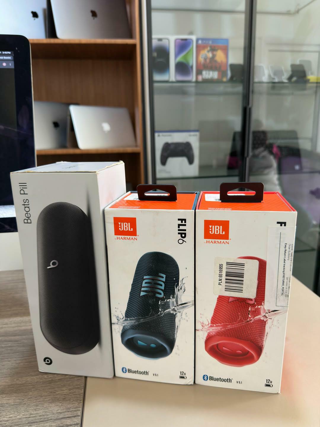Flipe 6 beats pills speaker (2024 model)24hours of battery life dust & wate