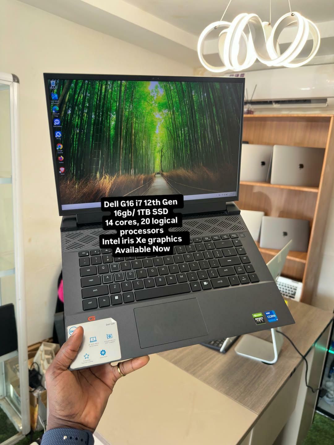 Dell g16 i7 12th gen 16gb/ 1tb ssd 14 cores, 20 logical processors intel