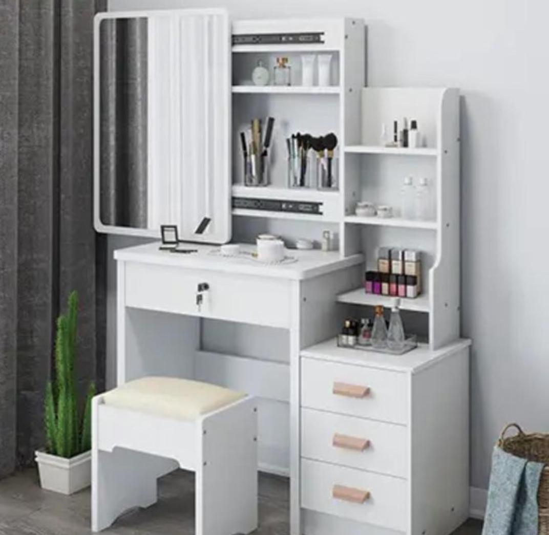 Vanity elegant bedroom dresser set- white or brown
