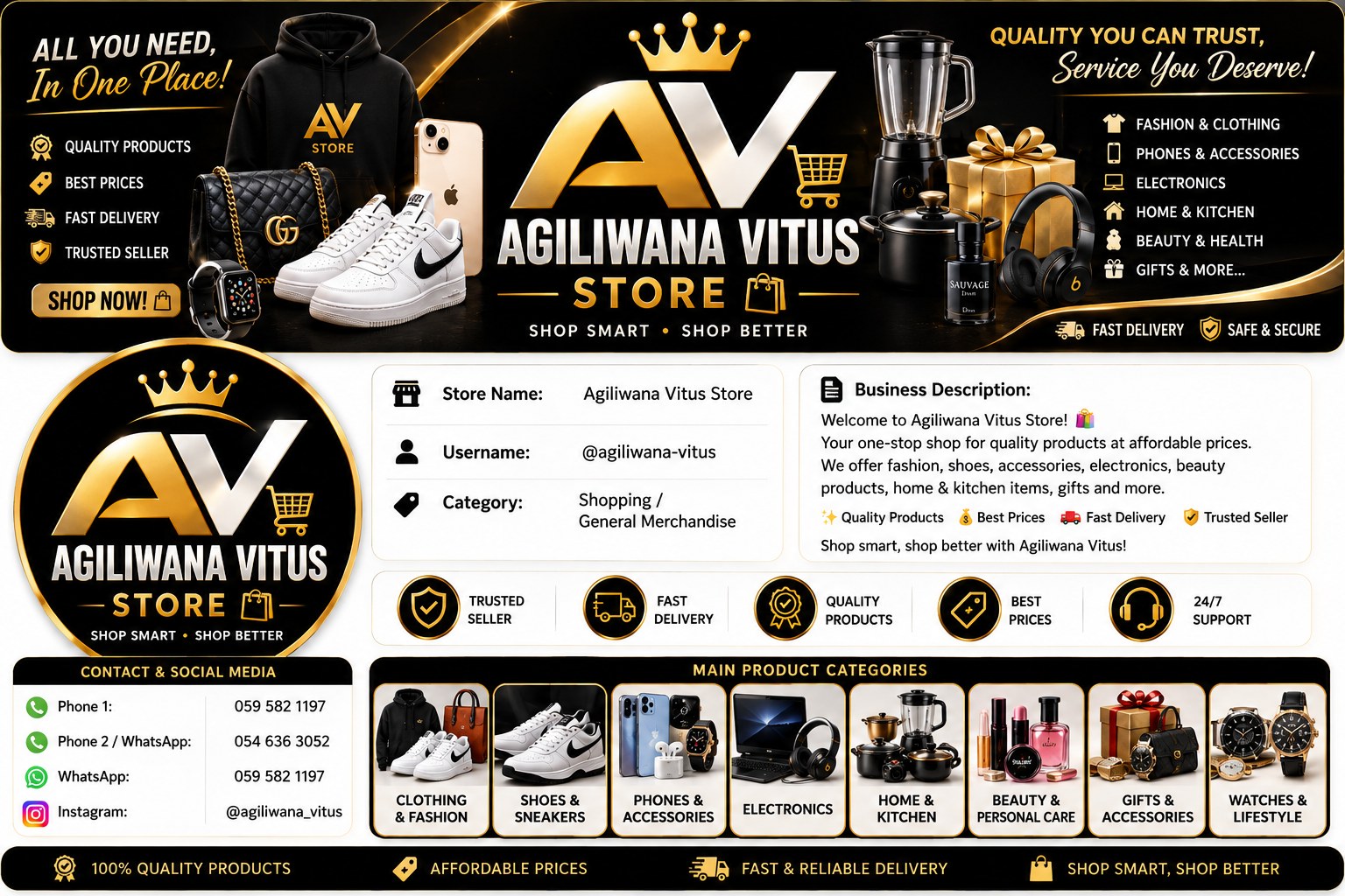 Agiliwana Vitus banner