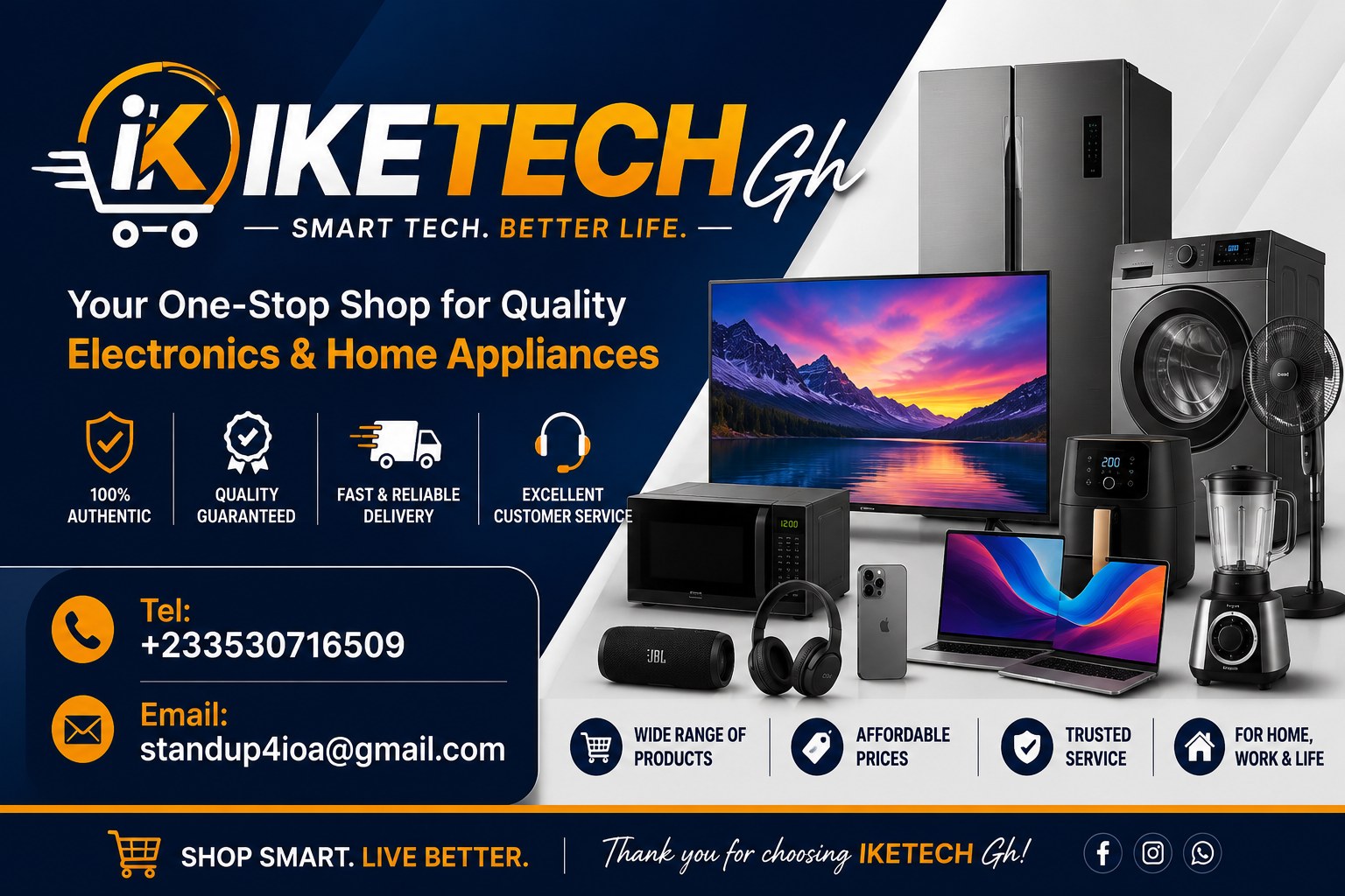 IKETECH INTERNATIONAL banner