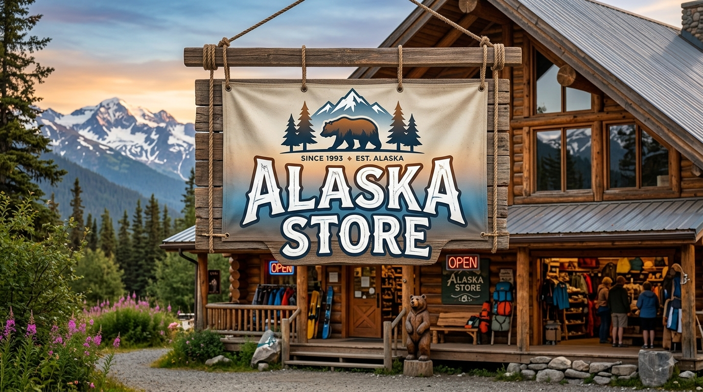Alaska store banner