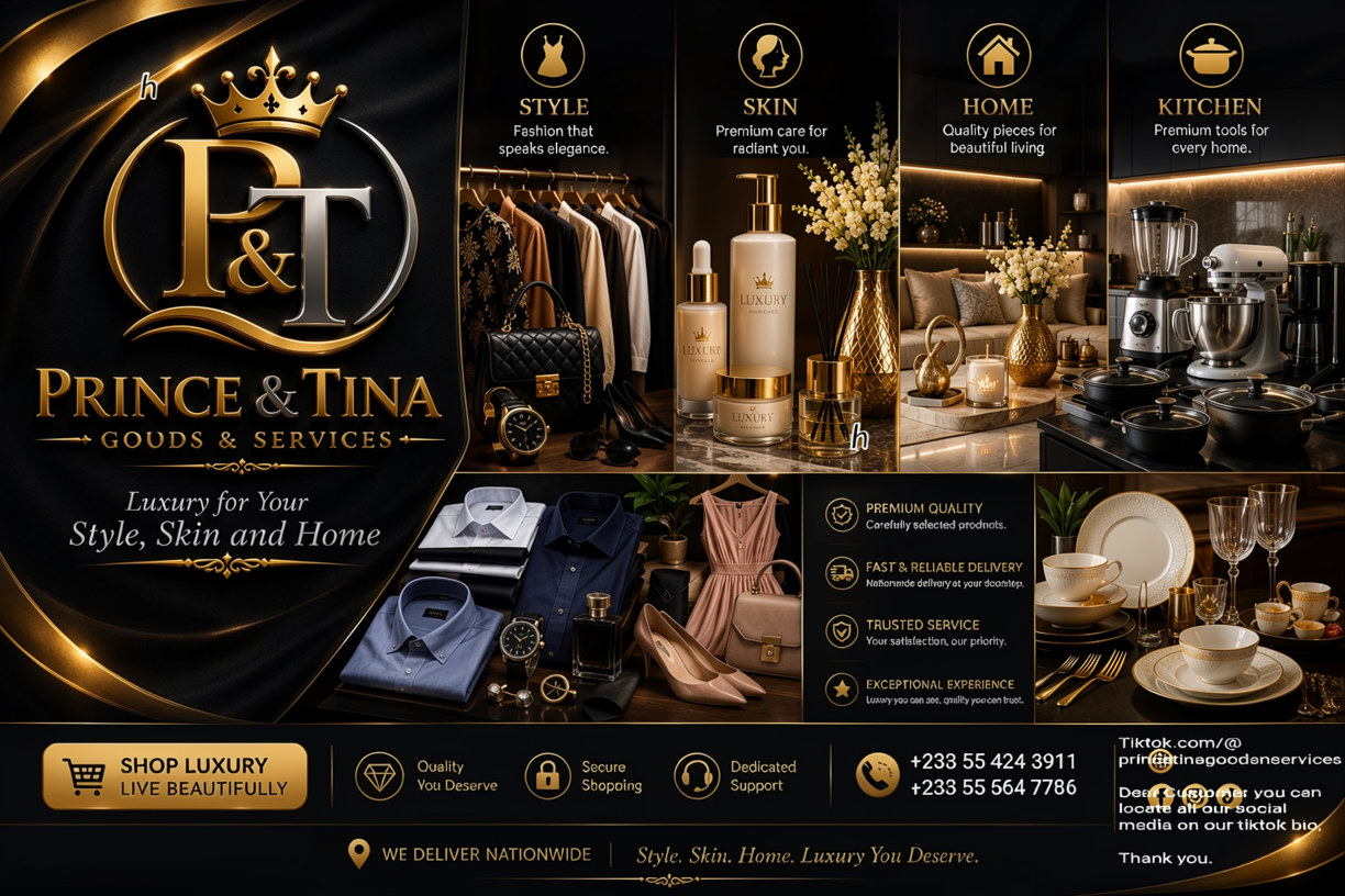 PRINCE&TINA GOODS&SERVICES banner