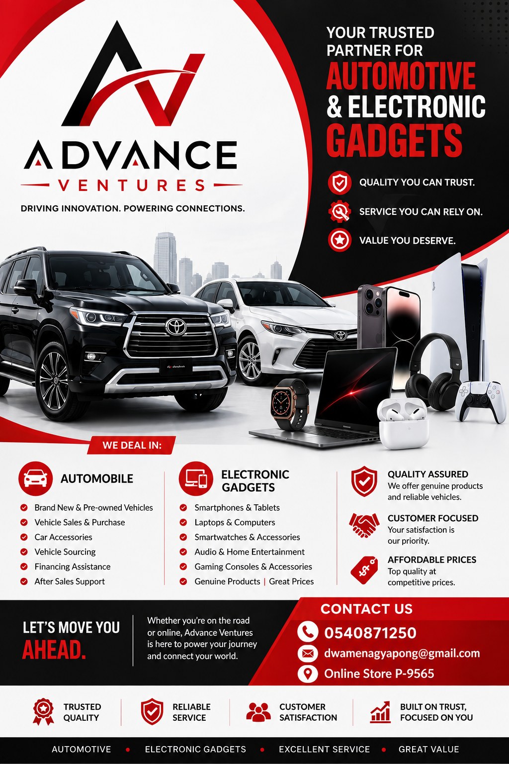 ADVANCE VENTURES banner