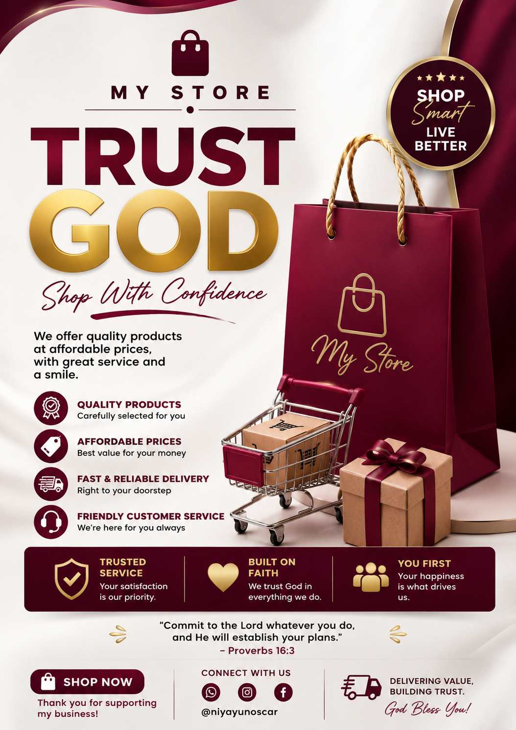 Trust God enterprise banner