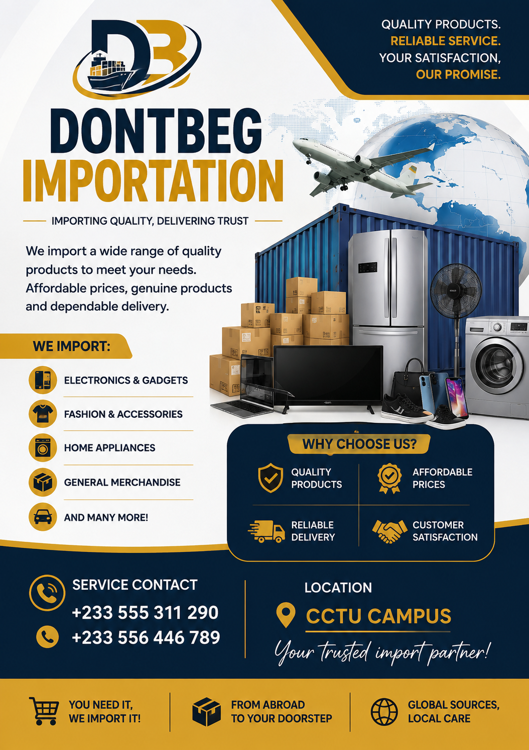 Dntbeg importation