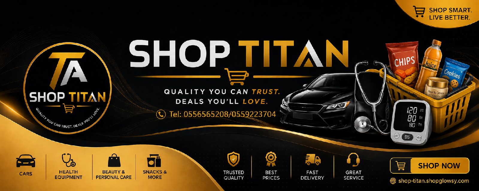 Shop TitAn banner