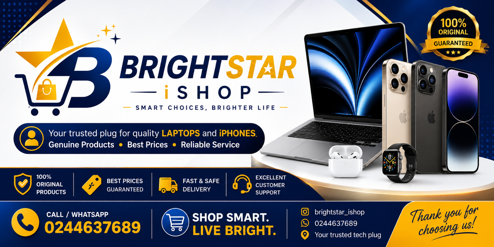 Brightstar Ishop banner