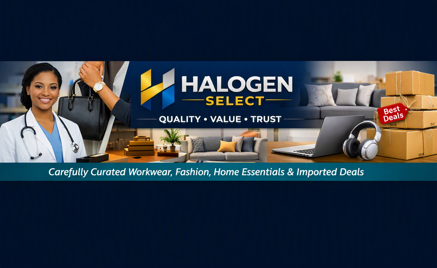 HALOGEN SELECT banner