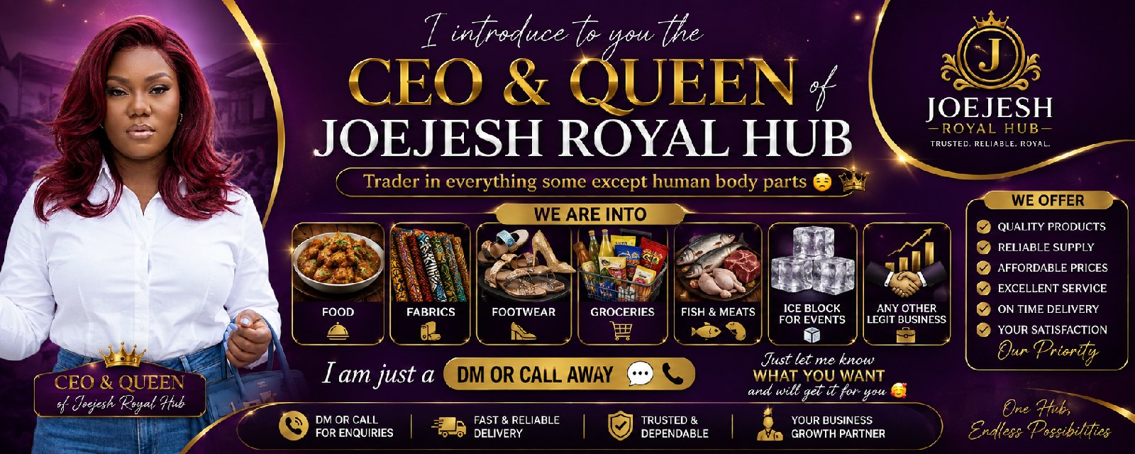 JoeJesh Royal Hub banner