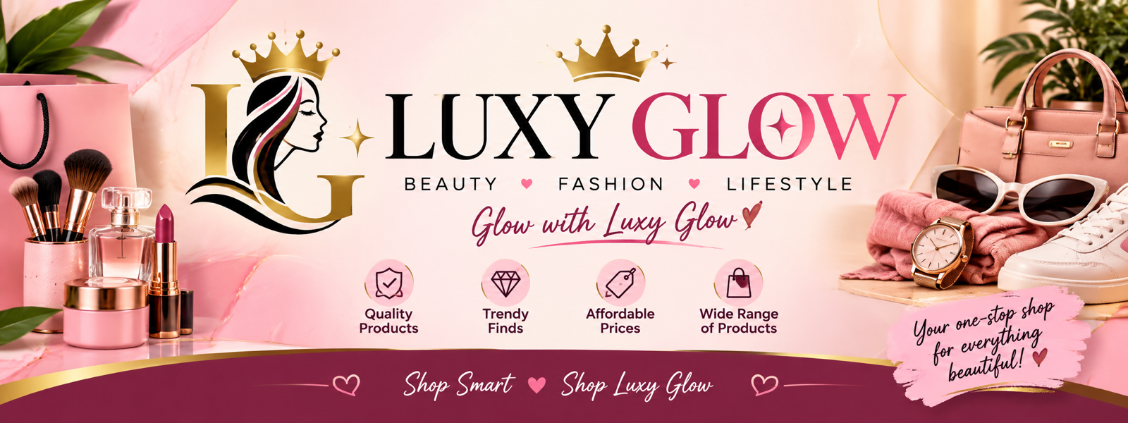 Luxy Glow banner