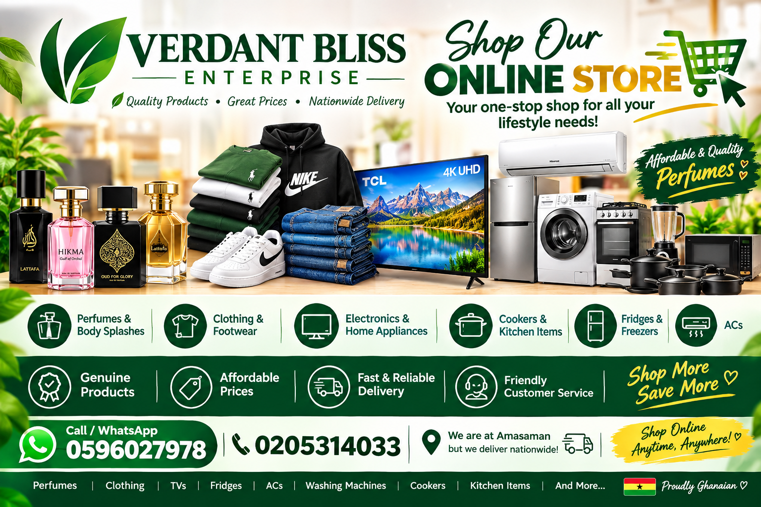 VERDANT BLISS ENTERPRISE banner