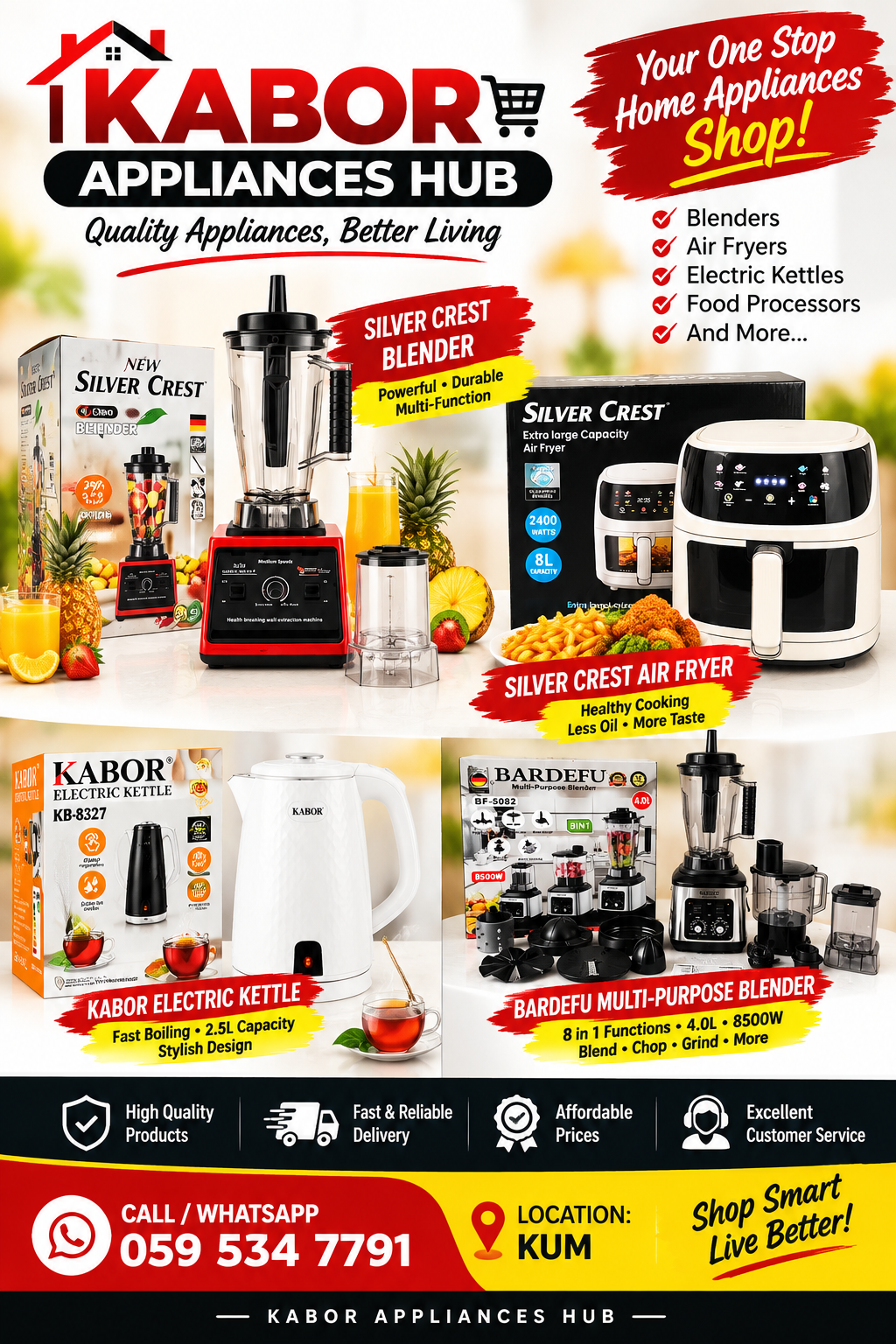 KABOR APPLIANCE HUB banner