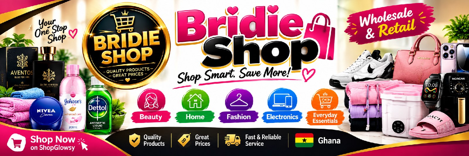 Bridie Shop banner