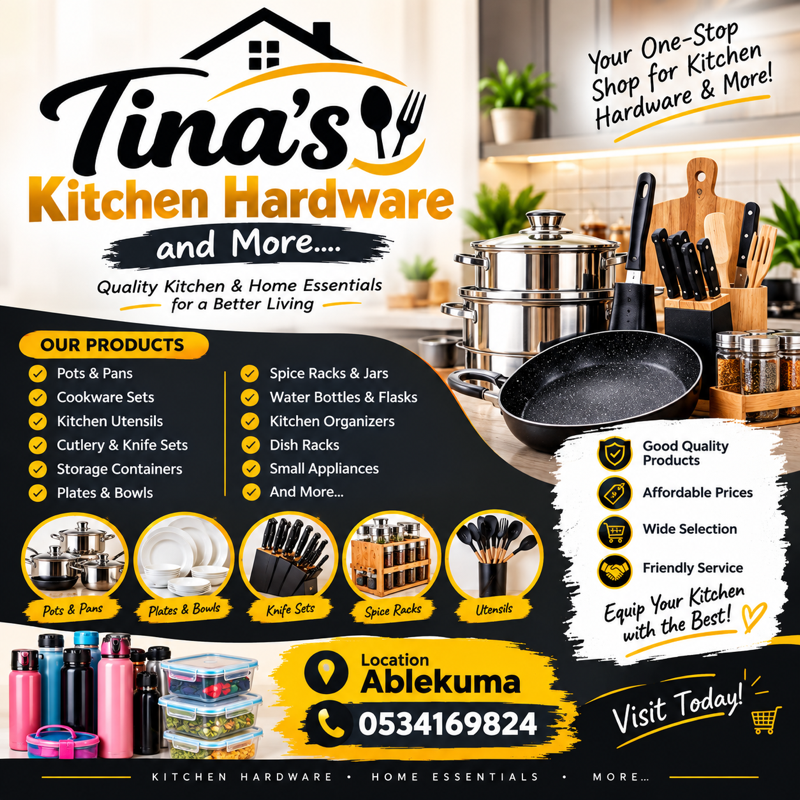 Tina’s Kitchen Hardware And More…