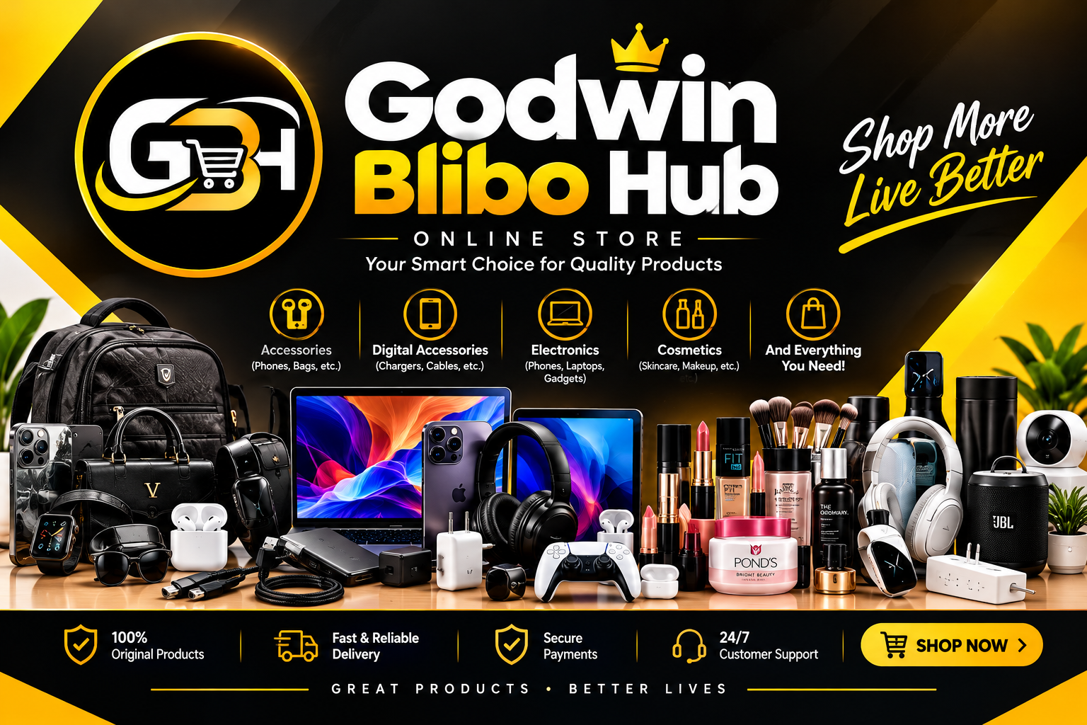 Godwin Blibo HUB banner