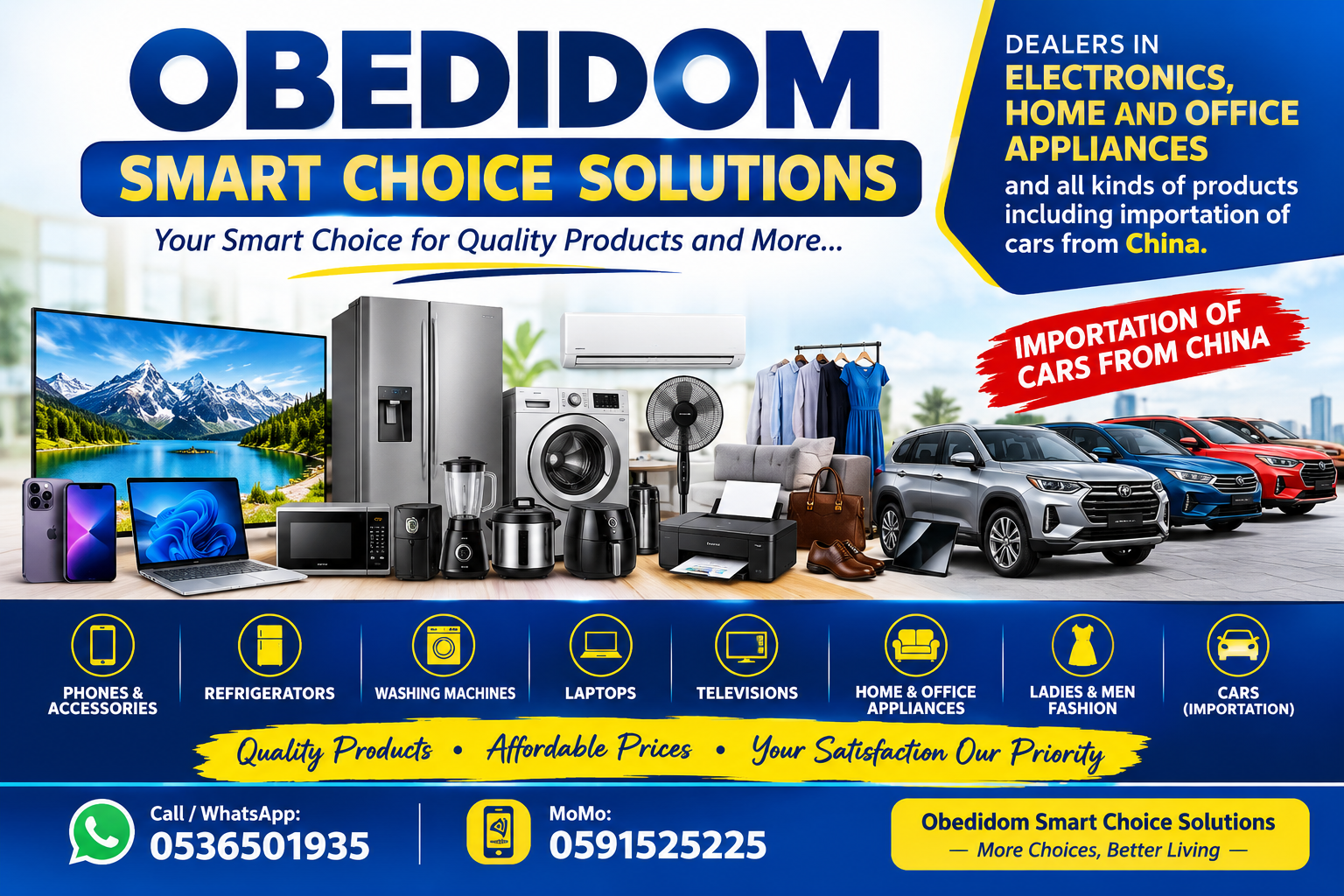Obedidom Smart Choice Solutions banner